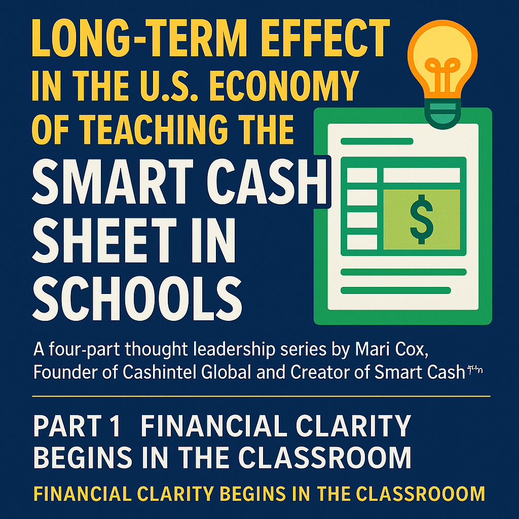 Long-Term Effect in the U.S. Economy of Teaching the Smart Cash Sheet in Schools